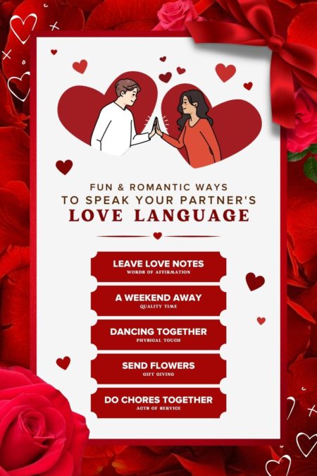 cue the romance with love languages